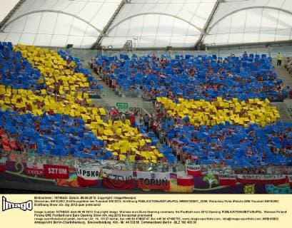 Warschau, EM EURO, Eröffnungsfeier der Fussball EM 2012, Eröffnung  MBI20120607_0348