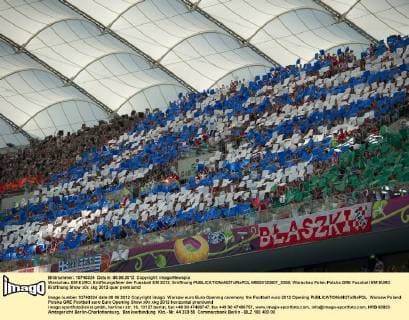 Warschau, EM EURO, Eröffnungsfeier der Fussball EM 2012, Eröffnung  MBI20120607_0350