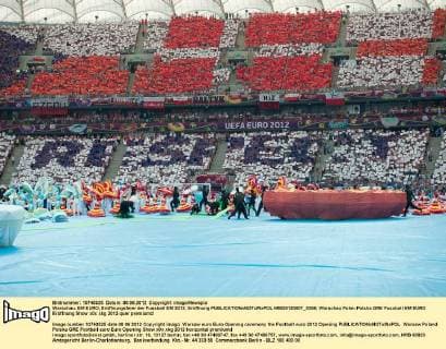 Warschau, EM EURO, Eröffnungsfeier der Fussball EM 2012, Eröffnung  MBI20120607_0356