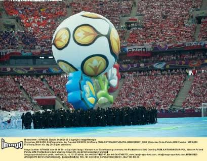 Warschau, EM EURO, Eröffnungsfeier der Fussball EM 2012, Eröffnung  MBI20120607_0364