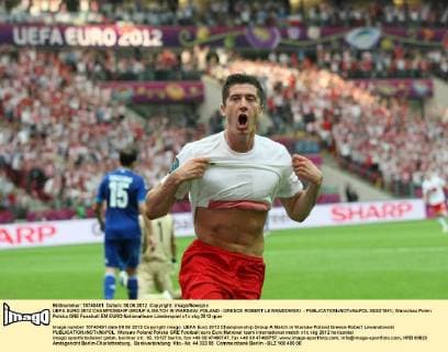 UEFA EURO 2012 CHAMPIONSHIP GROUP A MATCH IN WARSAW: POLAND - GREECE ROBERT LEWANDOWSKI -  0S3G1941