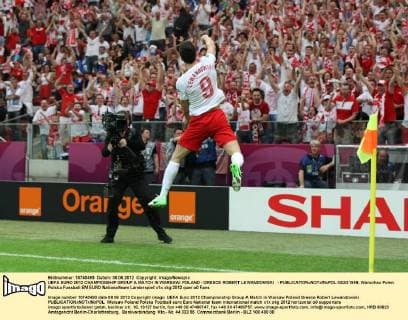 UEFA EURO 2012 CHAMPIONSHIP GROUP A MATCH IN WARSAW: POLAND - GREECE ROBERT LEWANDOWSKI -  0S3G1948