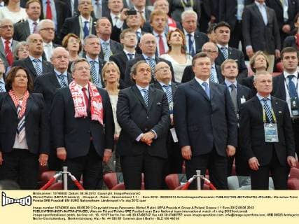 Michel Platini (UEFA Präsident) - Gruppe A - Polen - Griechenland 1:1 - - Euro 2012 - 08 06 2012 ActionImagesxPanoramic 