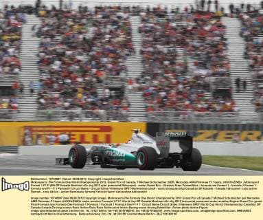 Motorsports: FIA Formula One World Championship 2012, Grand Prix of Canada, 7 Michael Schumacher (GER, Mercedes AMG Petronas F1 Team), xHOCHxZWEIx