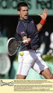 PARIS, 08.06.2012, Novak Djokovic (SRB) bei den Tennis French Open 2012 in Paris