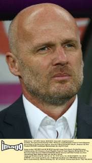 Football - European Championships 2012 - Russia vs. Czech Republic Coach of Czech Republic, Michal Bilek at the Municipal Stadium, Wroclaw 