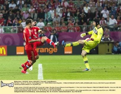 Wroclaw - Group A - Russia - Czech Republic 4:1 - PETR CECH Czech Republic -  BOR_20120608_880