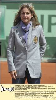 Arantxa Sanchez Vicario (esp) TENNIS : Internationaux de Roland Garros 2012 - Trophee des Legendes Femmes - J14 - 09 06 2012 JBAutissier Panoramic 