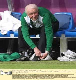 FUSSBALL - EURO 2012, Training POZNAN, 09.JUN.12 - FUSSBALL - UEFA Europameisterschaft 2012, Länderspiel, Gruppenphase, Irland vs Kroatien Vorberichte, Abschlusstraining IRL. Bild zeigt Teamchef Giovanni Trapattoni (IRL). 