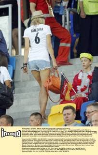 Lena Gercke, Freundin von Sami Khedira DEUTSCHLAND - PORTUGAL ( : ) Gruppenspiel, Gruppe B , Deutsche Fussball Nationalmannschaft, DFB EM Euro 2012 am 09.06.2012 in Lviv