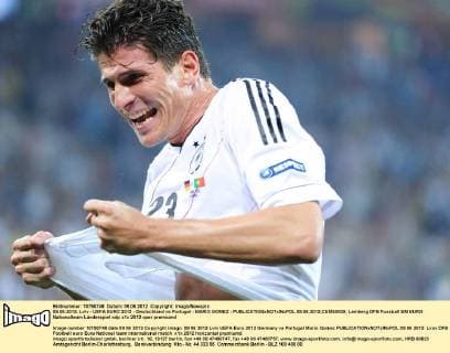 09.06.2012, Lviv - UEFA EURO 2012 - Deutschland vs Portugal - MARIO GOMEZ -  09.06.2012,CSMS0039