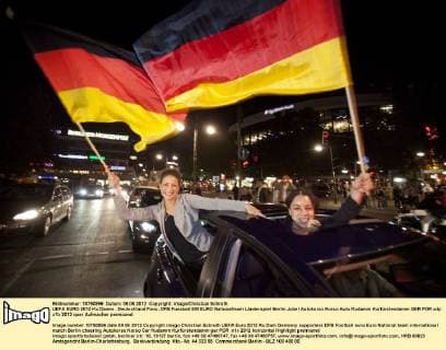 UEFA EURO 2012 Ku Damm . Deutschland Fans