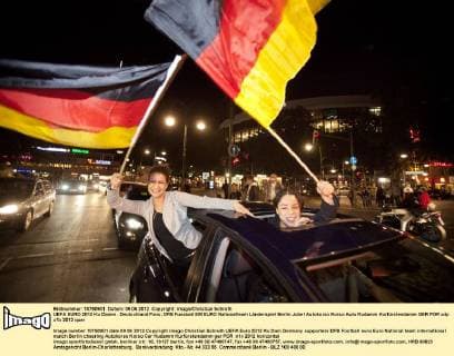 UEFA EURO 2012 Ku Damm . Deutschland Fans