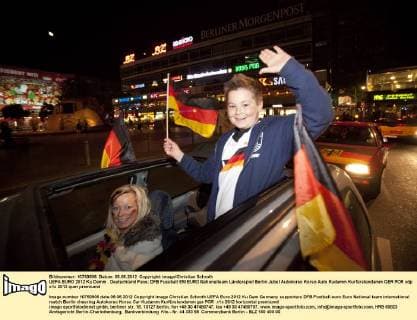 UEFA EURO 2012 Ku Damm . Deutschland Fans
