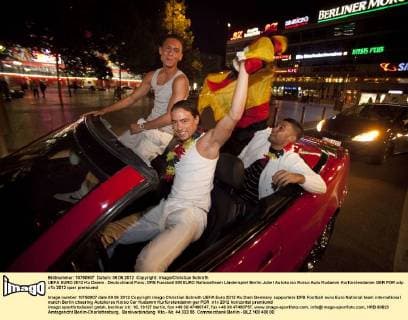 UEFA EURO 2012 Ku Damm . Deutschland Fans