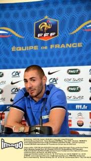 Pressekonferenz Frankreich - Karim Benzema FOOTBALL : Euro 2012 - Donetsk - 06 09 2012 AnthonyBibard FEP Panoramic 