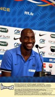 Pressekonferenz Frankreich - Alou Diarra FOOTBALL : Euro 2012 - Donetsk - 06 09 2012 AnthonyBibard FEP Panoramic 