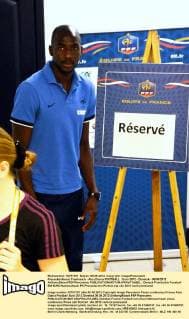 Pressekonferenz Frankreich - Alou Diarra FOOTBALL : Euro 2012 - Donetsk - 06 09 2012 AnthonyBibard FEP Panoramic 