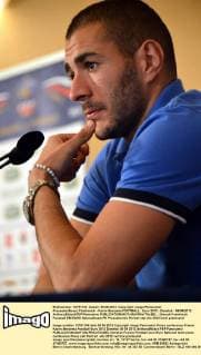 Pressekonferenz Frankreich - Karim Benzema FOOTBALL : Euro 2012 - Donetsk - 06 09 2012 AnthonyBibard FEP Panoramic 