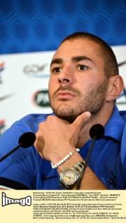 Pressekonferenz Frankreich - Karim Benzema FOOTBALL : Euro 2012 - Donetsk - 06 09 2012 AnthonyBibard FEP Panoramic 