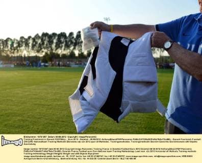 Training Frankreich in Donezk FOOTBALL : Euro 2012 - Donetsk - 06 09 2012 AnthonyBibard FEP Panoramic 