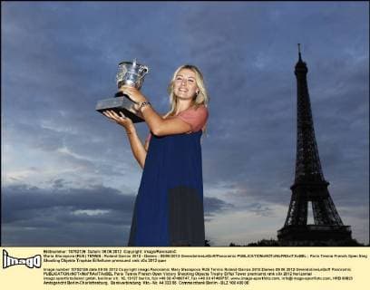 Maria Sharapova (RUS) TENNIS : Roland Garros 2012 - Dames - 09 06 2012 GwendolineLeGoff Panoramic 