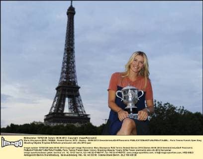 Maria Sharapova (RUS) TENNIS : Roland Garros 2012 - Dames - 09 06 2012 GwendolineLeGoff Panoramic 