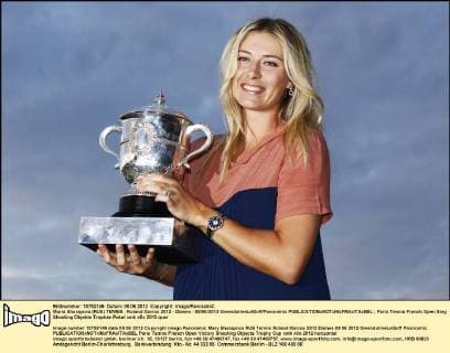 Maria Sharapova (RUS) TENNIS : Roland Garros 2012 - Dames - 09 06 2012 GwendolineLeGoff Panoramic 