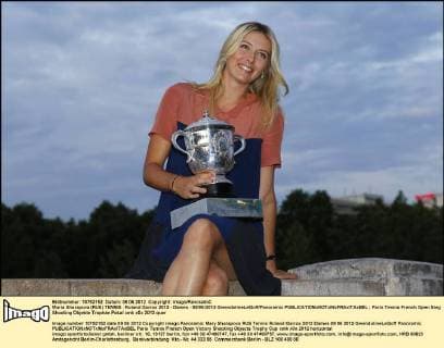 Maria Sharapova (RUS) TENNIS : Roland Garros 2012 - Dames - 09 06 2012 GwendolineLeGoff Panoramic 