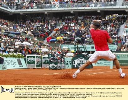 Rafael Nadal (ESP) TENNIS : Finale Messieurs - Roland Garros - J15 - 10 06 2012 GwendolineLeGoff Panoramic 