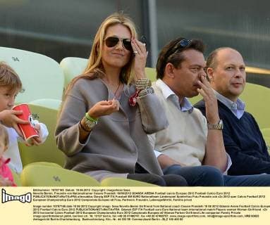Novella Benini, Freundin von Nationaltrainer Cesare Prandelli 10 06 2012 GDANSK ARENA Football calcio Europeo 2012 Football Calcio Euro 2012 allexsabba