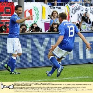 Danzig 10 06 2011 - Euro 2012 ESP - ITA Torjubel Antonio Di Natale 