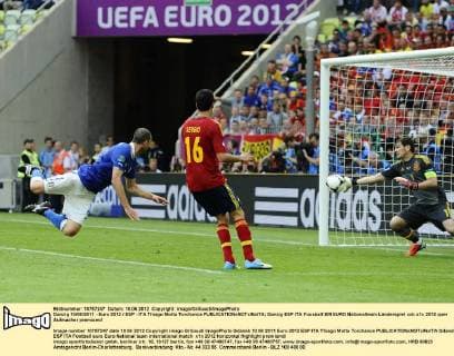 Danzig 10 06 2011 - Euro 2012 ESP - ITA Thiago Motta Torchance 