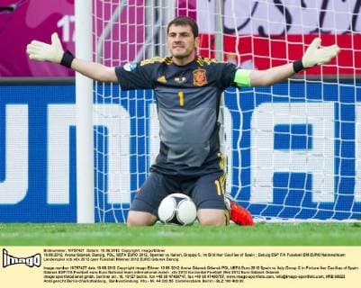 10.06.2012, Arena Gdansk, Danzig, POL, UEFA EURO 2012, Spanien vs Italien, Gruppe C, im Bild Iker Casillas of Spain