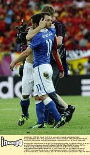 Danzig 10 06 2011 - Euro 2012: Antonio Cassano-Antonio Di Natale 
