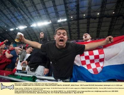 10.06.2012. POZNAN EURO 2012 CROATIA Fans -  20120610PF_JK049