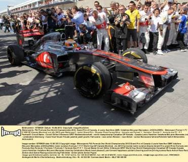 Motorsports: FIA Formula One World Championship 2012, Grand Prix of Canada, 4 Lewis Hamilton (GBR, Vodafone McLaren Mercedes), xHOCHxZWEIx