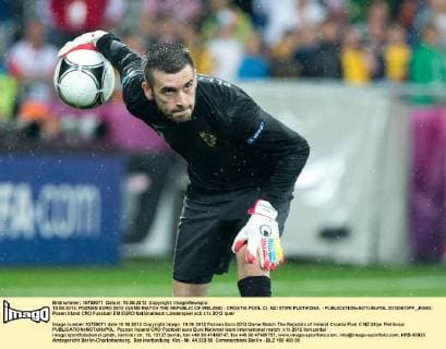 10.06.2012. POZNAN EURO 2012 (GAME MATCH THE REPUBLIC OF IRELAND - CROATIA POOL C). NZ STIPE PLETIKOSA -  20120610PF_JK082