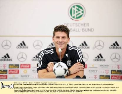 Mario Gomez - DFB Pressekonferenz in Danzig  20120611_PF_PM027