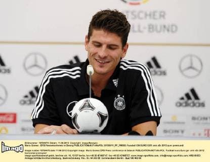 Mario Gomez - DFB Pressekonferenz in Danzig  20120611_PF_PM055