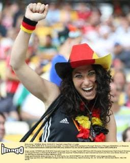 Fussball UEFA, EURO 2012, Europameisterschaften, Vorrunde, Gruppe B Deutschland vs Portugal, Germany vs Portugal, 09.06.2012, Lviv Deutsche Fan