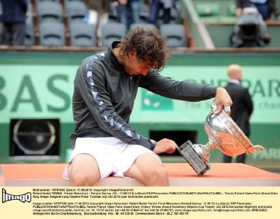 Rafael Nadal TENNIS : Finale Messieurs - Roland Garros J15 - 11 06 12 N.LeGouic FEP Panoramic 