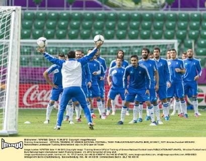 Training Griechenland: OFFICIAL TRAINING OF GREECE NATIONAL FOOTBALL TEAM  BOR_20120611_1077