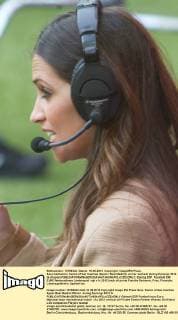 Sara Carbonero, fiance of Iker Casillas (Spain Real Madrid), on her workset during Eurocup 2012. G.xKaplan 