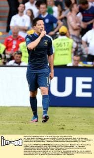 BUT Samir NASRI - DONBASS ARENA FOOTBALL : France vs Angleterre - Euro 2012 - Donetsk - 11 06 2012 AnthonyBibard FEP Panoramic 