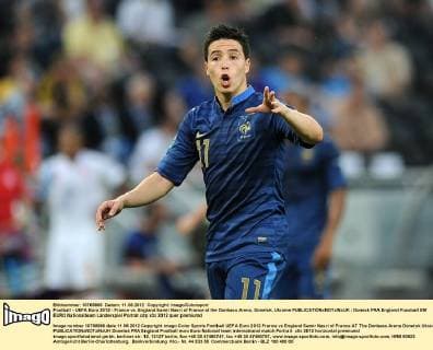 Football - UEFA Euro 2012 - France vs. England Samir Nasri of France at the Donbass Arena, Donetsk, Ukraine 