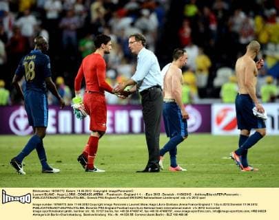 Laurent BLANC - Hugo LLORIS - DONBASS ARENA - Frankreich - England 1:1 - - Euro 2012 - Donetsk - 11 06 2012 - AnthonyBibardxFEPxPanoramic - 
