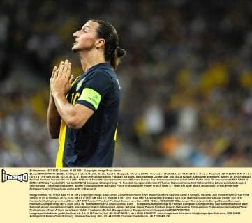 Zlatan IBRAHIMOVIC (SWE), Halbfigur, Hadert, Gestik, Geste, Spiel 8, Gruppe D, Ukraine (UKR) - Schweden (SWE) 2:1, am 11.06.2012 in K i e w. Fussball UEFA EURO 2012 P o l e n U k r a i n e vom 08.06. - 01.07.2012. Â