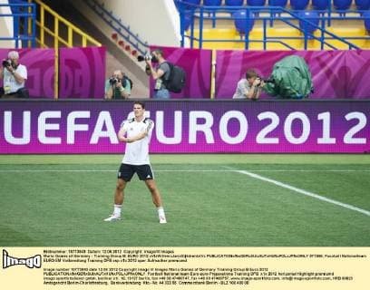 Mario Gomez of Germany - Training Group B: EURO 2012 xVIxWillemxJanxDijkdrentxIVx 971855