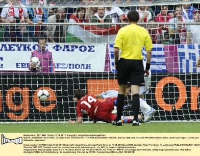 Breslau 12 06 2012 - Euro 2012: Jaroslav Plasil (Tschechien) - Tor 